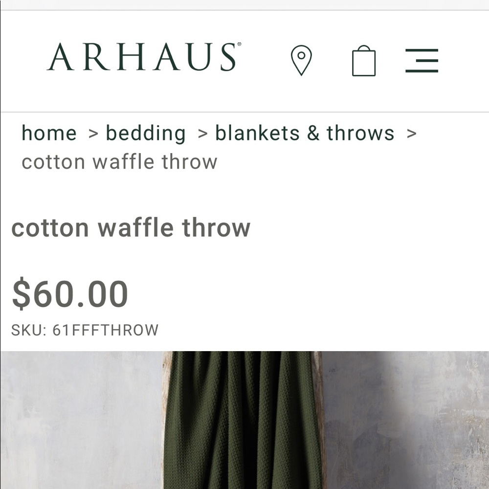 ARHAUS new blanket!